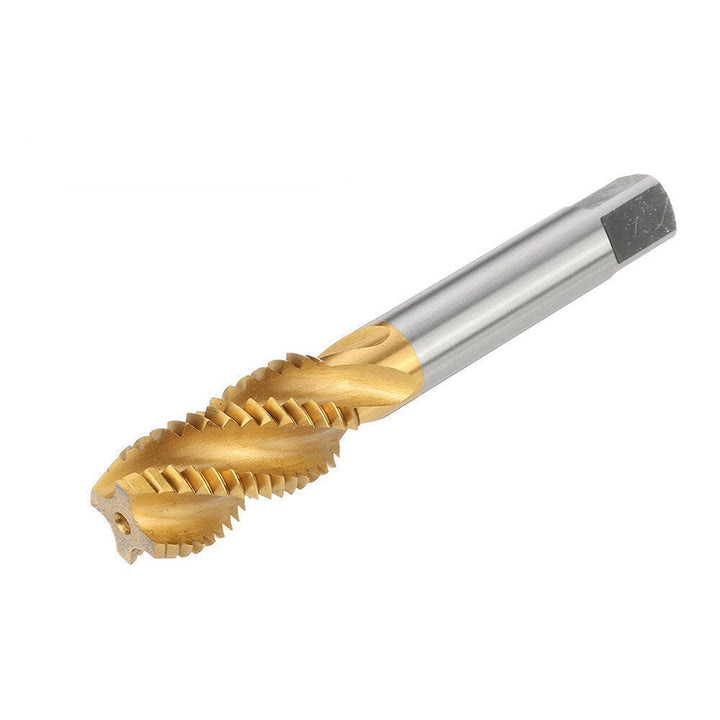 1,2-3,4 Imperial Spiral Flute Hand Tap HSS Titanium Coated Machine Screw Plug Tap Drill Image 1