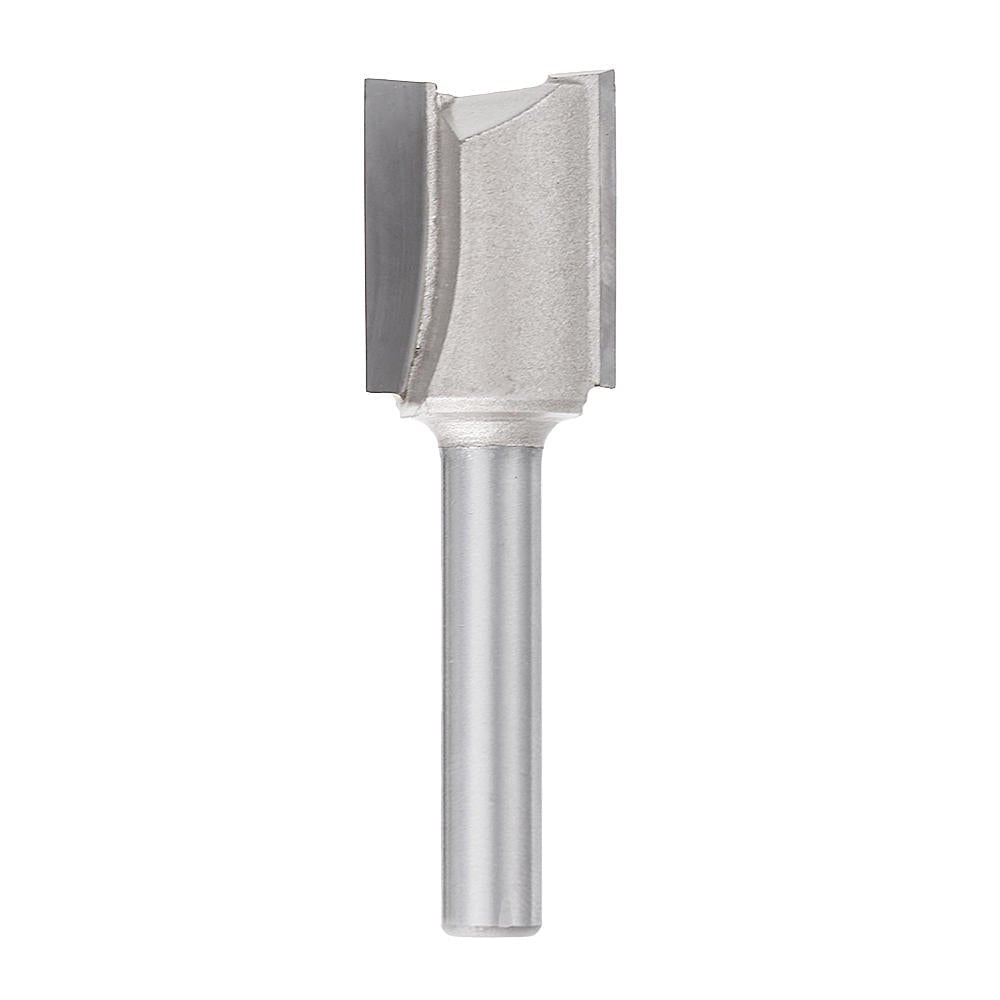 1,4 1,2 Inch Shank Extended Straight Dual Edged Router Bit Carpenter Milling Cutter Image 1