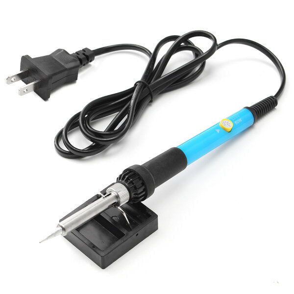 110V,220V 60W Adjustable Temperature Welding Solder Soldering Iron Tool Kit EU,US Plug Image 11