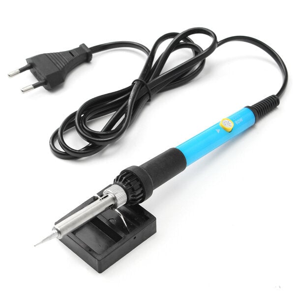 110V,220V 60W Adjustable Temperature Welding Solder Soldering Iron Tool Kit EU,US Plug Image 12