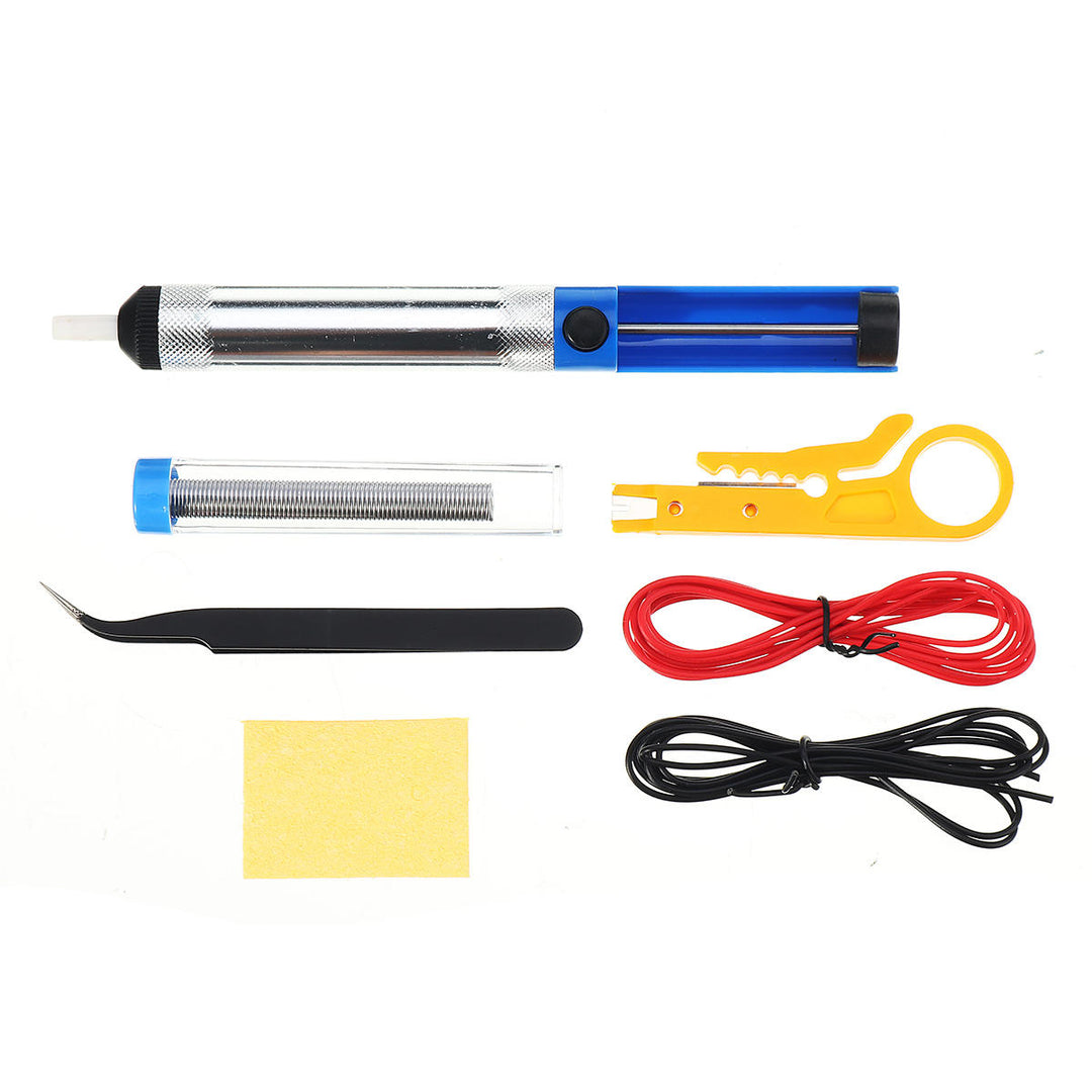 110V,220V 60W Electric Solder Iron Adjustable Temperature Welding Soldering Iron Tool Kit Image 6