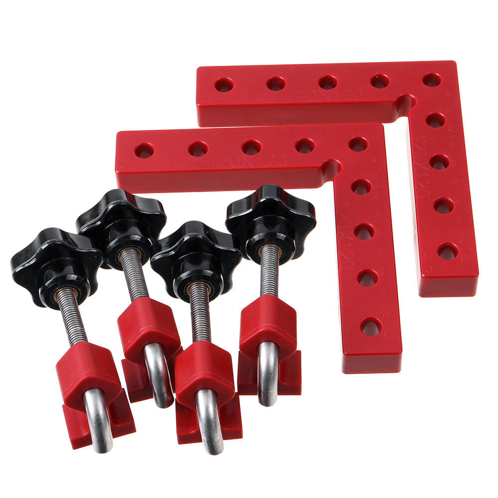 120mm 160mm Woodworking Right Angle Positioning Clamp Woodworking Square Positioning Fastening Tools Corner Ruler Image 3