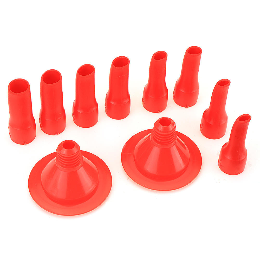 10pcs Universal Glue Nozzle Glass Glue Tip Mouth Nozzle with Base Image 1