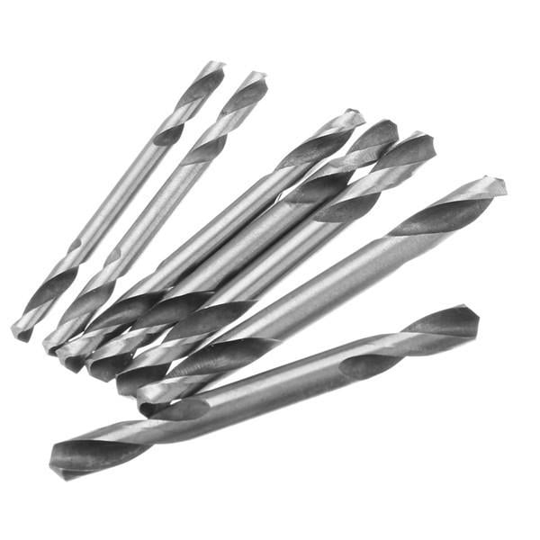 10pcs 3.2,3.5,4.0,4.2,4.5,5.0,5.2mm HSS Straight Shank Double Head Twist Drill Bit Image 7