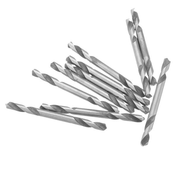 10pcs 3.2,3.5,4.0,4.2,4.5,5.0,5.2mm HSS Straight Shank Double Head Twist Drill Bit Image 9