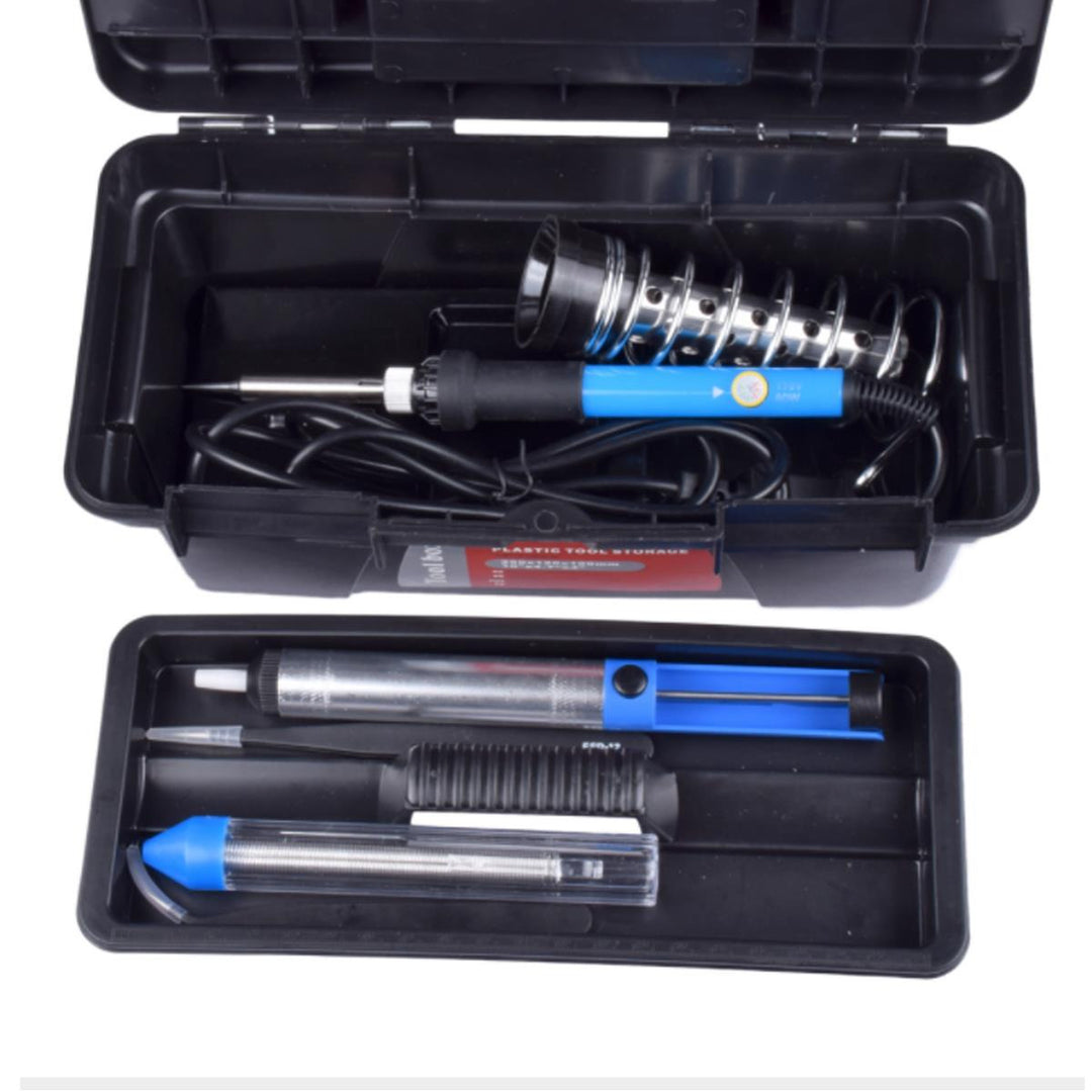 110,220V 60W Adjustable Temperature Electric Welding Soldering Tools Kit with Switch Image 2