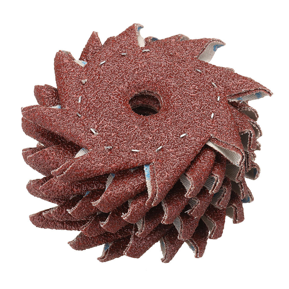 10Pcs 80,120,180,240,320 Grit Octagonal Abrasive Sandpaper Double Layer Sanding Buffing Tool Image 12