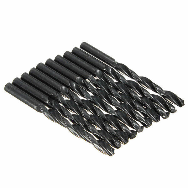 10pcs HSS Straight Shank Worm Spiral Twist Drill Bits from 1-10MM Image 5