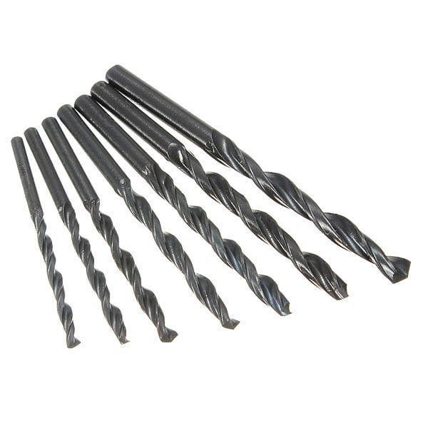 10pcs HSS Straight Shank Worm Spiral Twist Drill Bits from 1-10MM Image 6