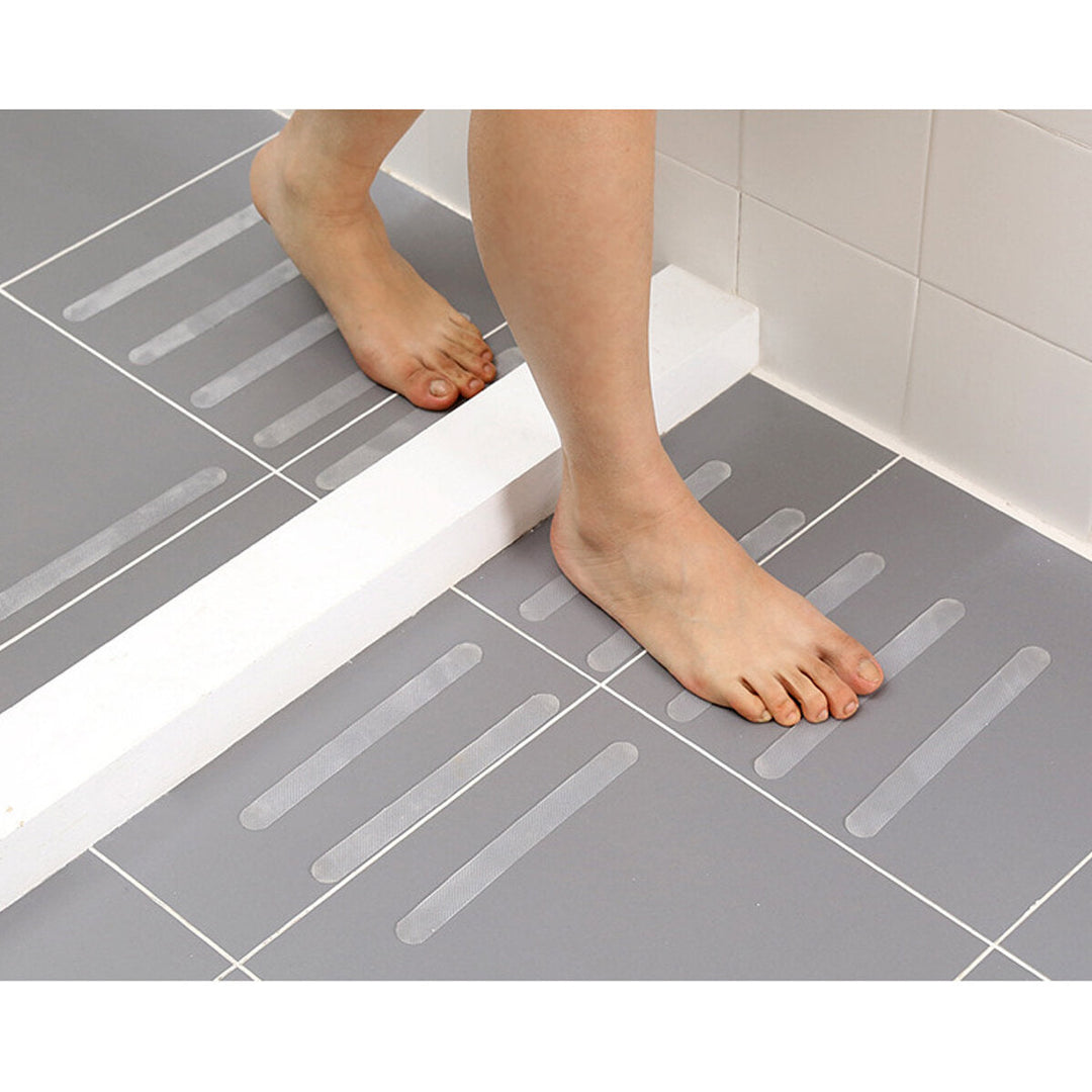 12 Pcs Anti Slip Grip Strips Non-slip Bathtub Safety Stickers Shower Floor Image 3