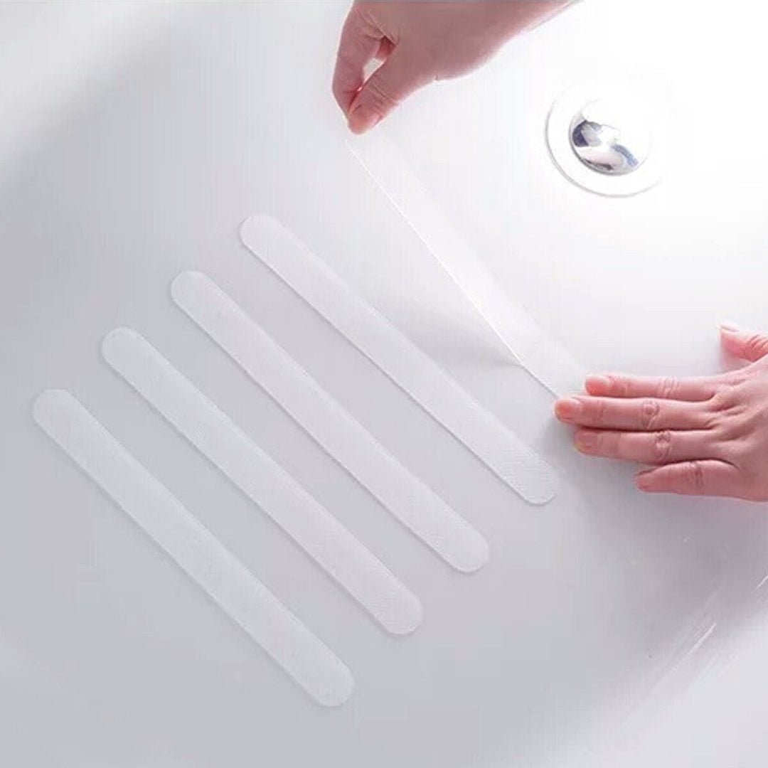 12 Pcs Anti Slip Grip Strips Non-slip Bathtub Safety Stickers Shower Floor Image 6