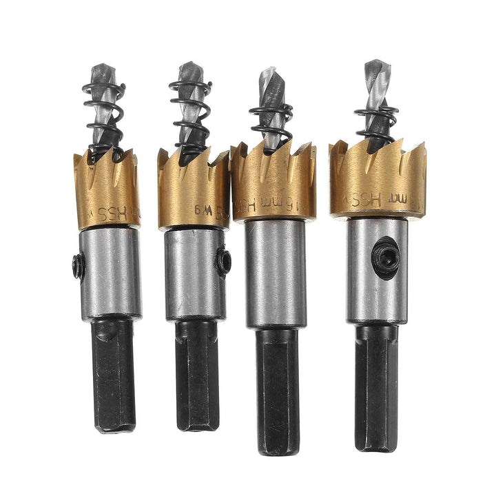 12-18mm HSS Titanium Coated Hole Sawtooth HSS Hole Saw Cutter Drill Bit 12,14,16,18mm Image 1