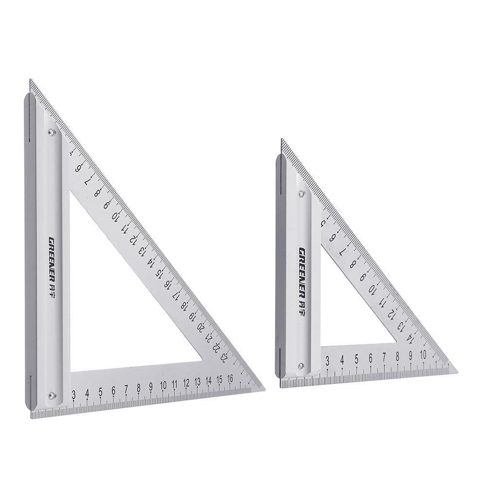 120,180mm Metric Triangle Angle Ruler Stainless Steel Woodworking Square Layout Tool Image 2