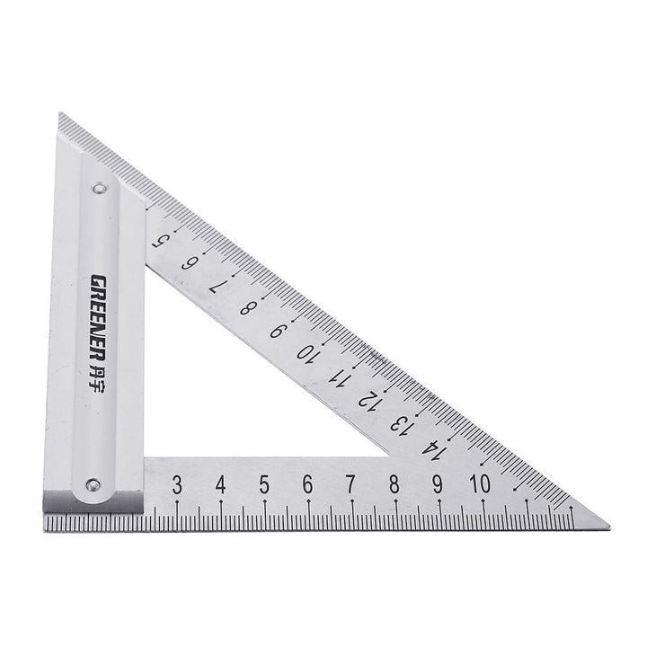 120,180mm Metric Triangle Angle Ruler Stainless Steel Woodworking Square Layout Tool Image 5