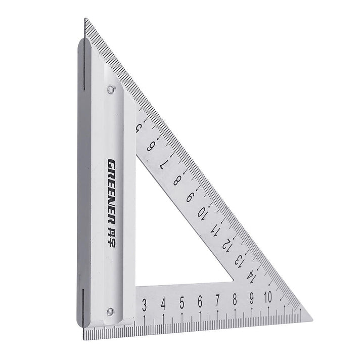 120,180mm Metric Triangle Angle Ruler Stainless Steel Woodworking Square Layout Tool Image 6