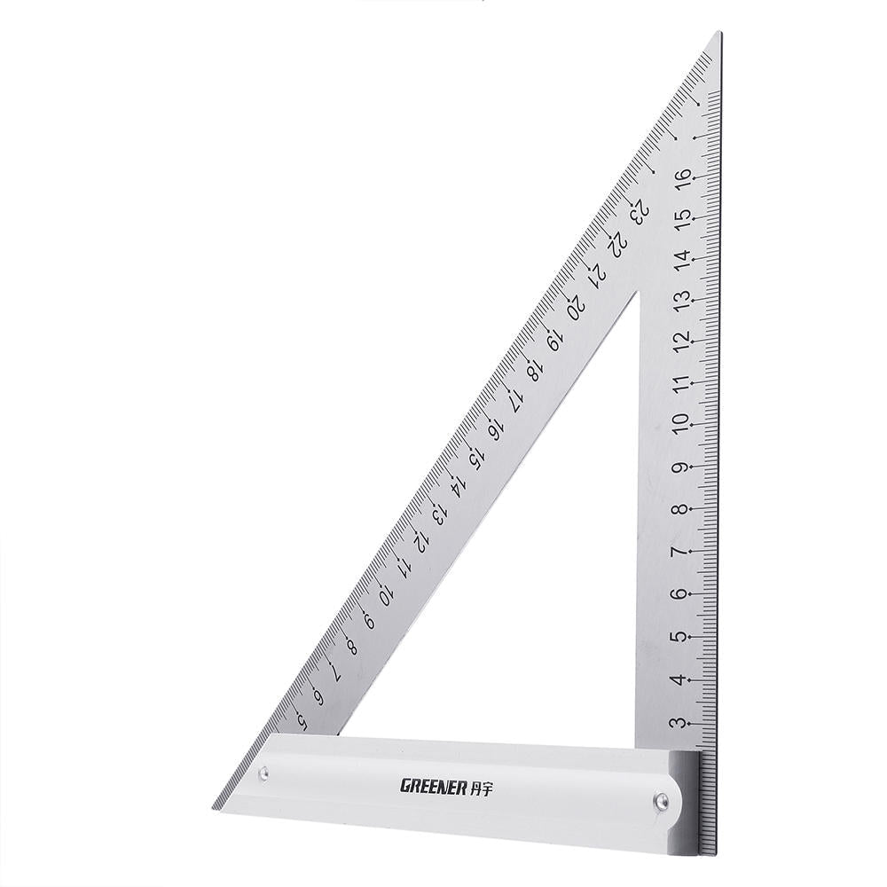 120,180mm Metric Triangle Angle Ruler Stainless Steel Woodworking Square Layout Tool Image 9