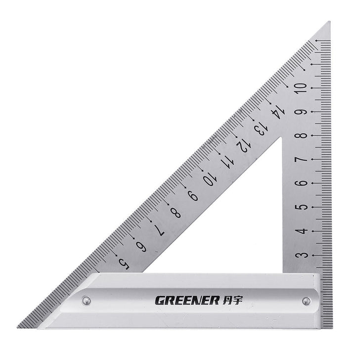 120,180mm Metric Triangle Angle Ruler Stainless Steel Woodworking Square Layout Tool Image 10