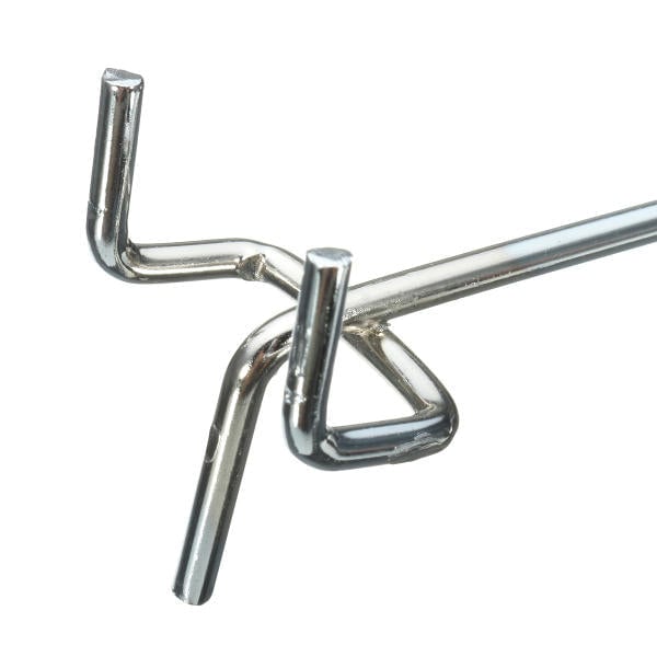 10Pcs Stainless Steel Wall Display Hooks for Coat Shop Slatwall Panel 10 150MM Image 6