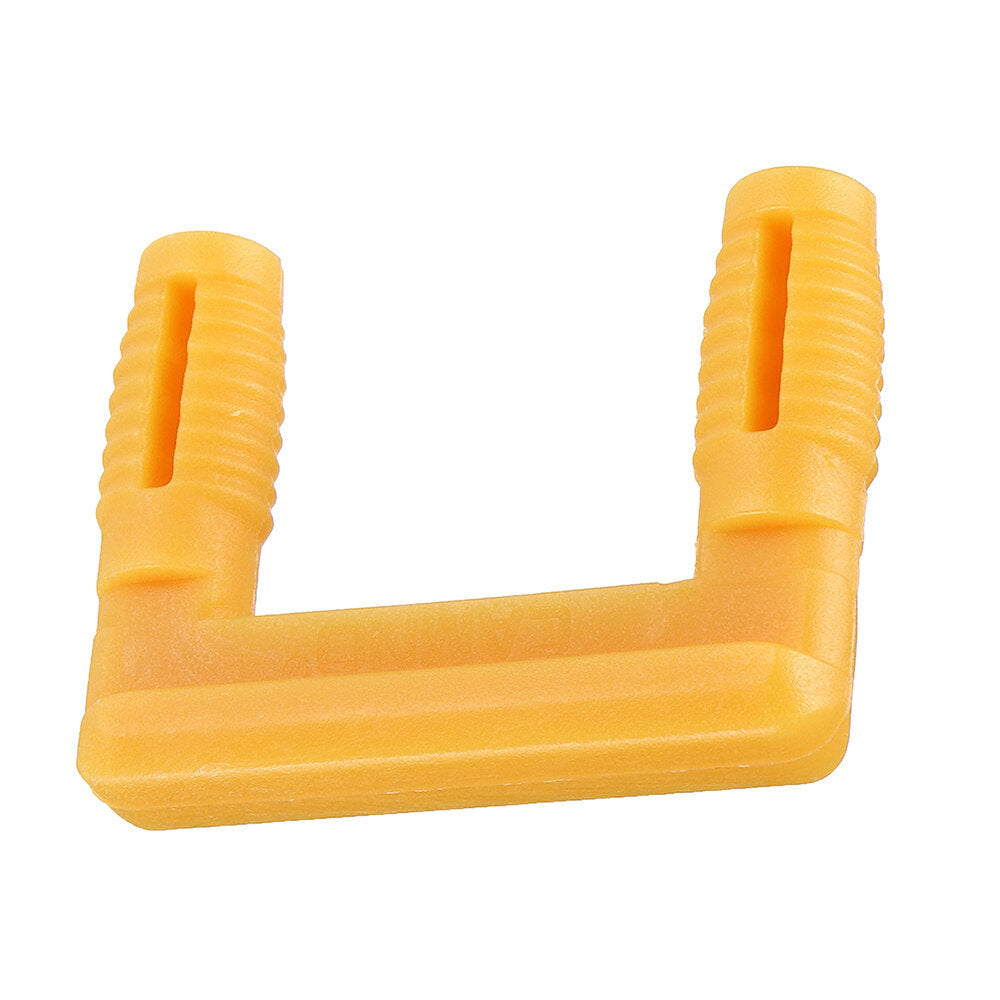 10pcs U-shaped Wood Board Connector Plastic Stealth Right Angle Fixed Cabinet Hinge Buckle Lock Furniture Fastener Image 6