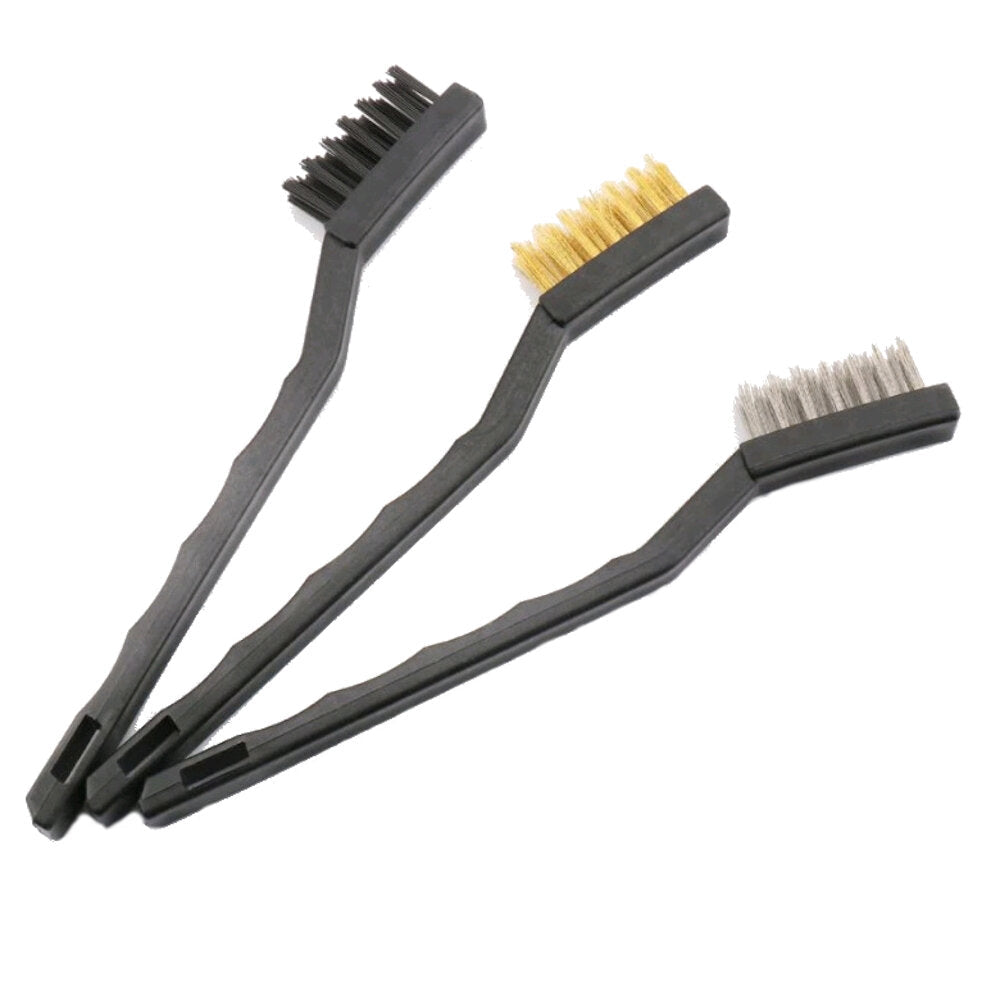 11-piece Set Car Washer Metal Cover Gap Brush Car Wash Brush Set Car Detail Cleaning Brush Image 3