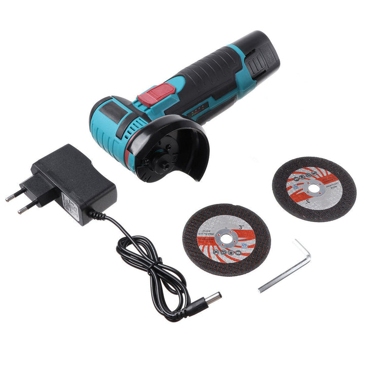 12V Mini Electric Angle Grinder Portable Wood Metal Polishing Cutting Grinding Tool Image 10