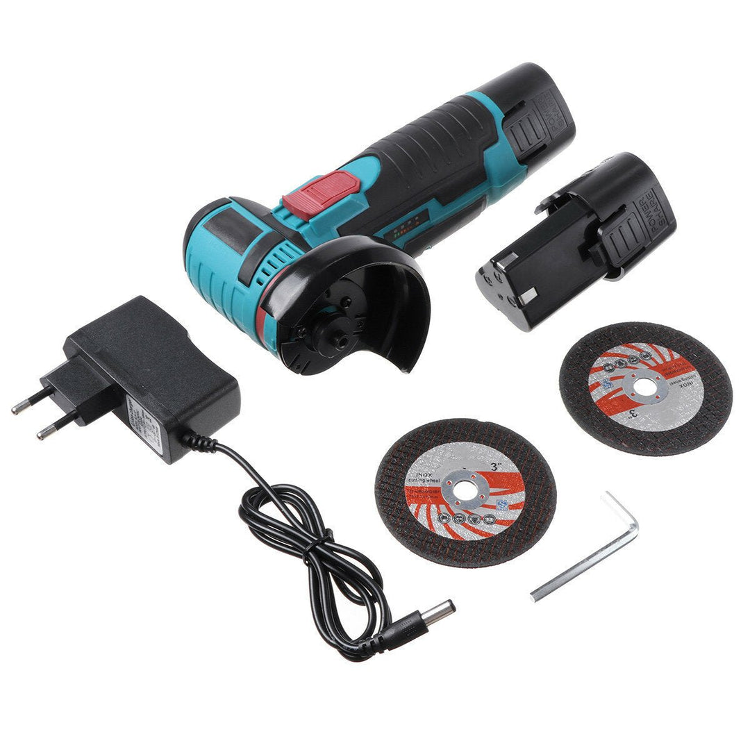 12V Mini Electric Angle Grinder Portable Wood Metal Polishing Cutting Grinding Tool Image 11