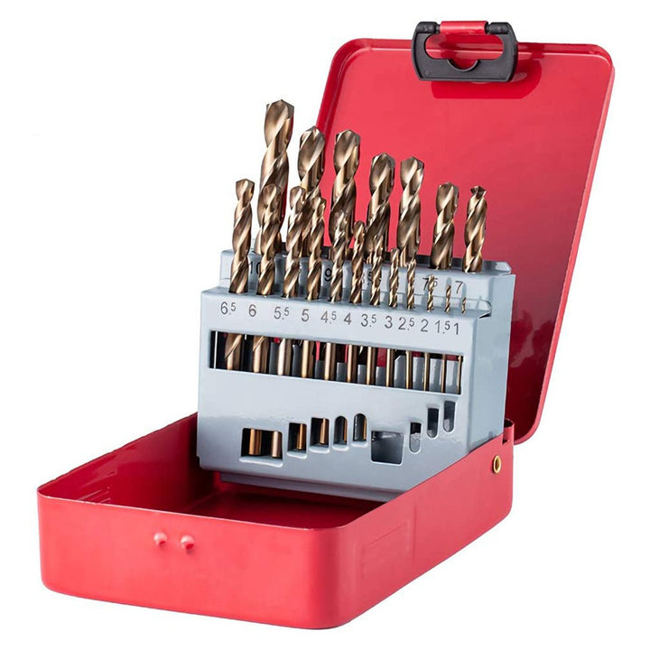 13,19,25 PCS HSS 1-13mm M35 Bit Set Cobalt Twist Drill Bit Image 10