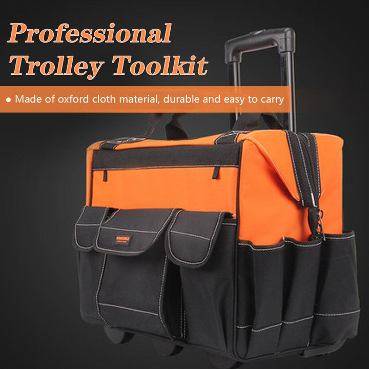 13-20" Heavy Duty Electrician Tool Bags Tool Storage with Handle + Shoulder Strap DTTT Image 10