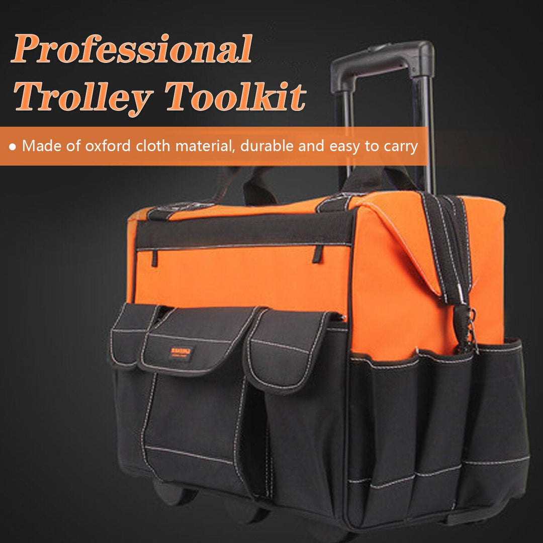 13-20" Heavy Duty Electrician Tool Bags Tool Storage with Handle + Shoulder Strap DTTT Image 1