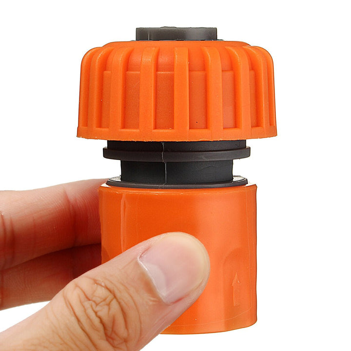 10Pcs Orange 3,4" Garden Joiner Quick Connect Adapter Water Hose Pipe Washing Image 7