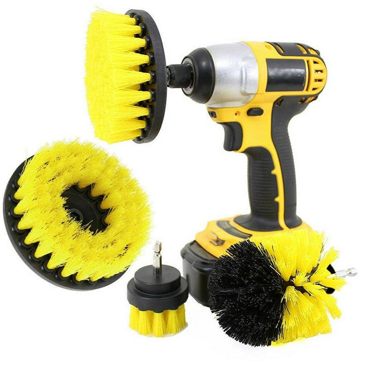 12Pcs Drill Brush Set Tub Cleaner Grout Power Scrubber Cleaning Attachments Kit Image 3