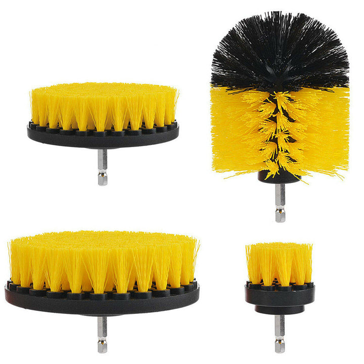 12Pcs Drill Brush Set Tub Cleaner Grout Power Scrubber Cleaning Attachments Kit Image 4