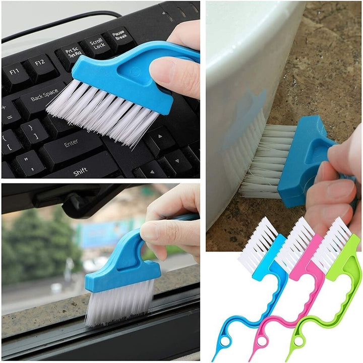 12Pcs Window Shutter Cleaning Brush Set Fiber Sleeve And Slot Gap Assembly Image 3