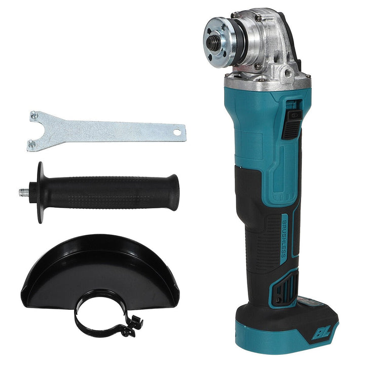 18V 100,125mm 3 Speed Brushless Angle Grinder Electric Polishing Cutting Tool For Makita 18V Battery Image 9