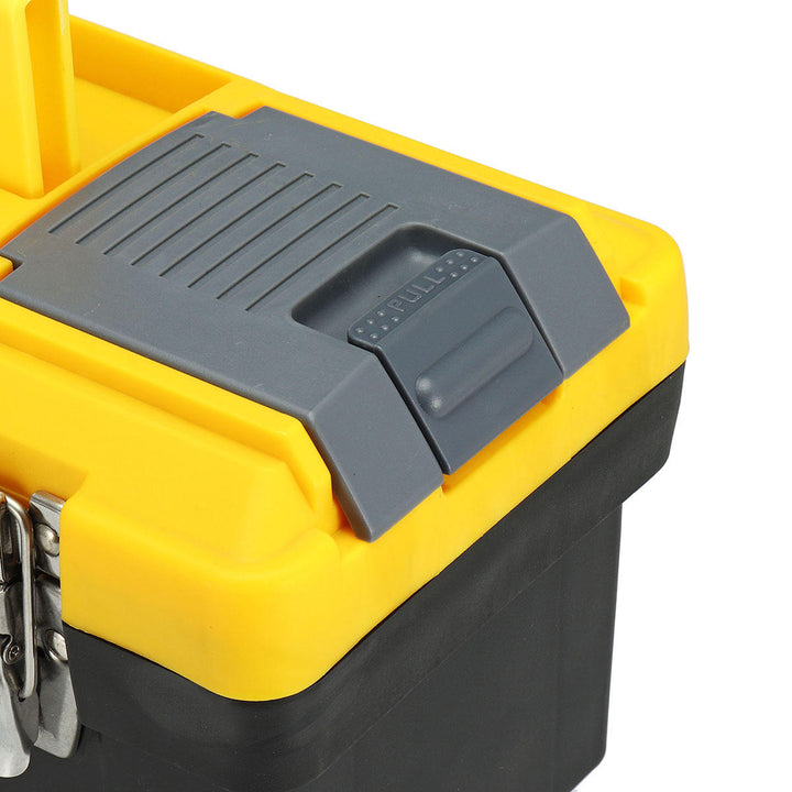 14,17,19 Inch Plastic Work Tools Storage Box Protable Carrying Case Handle Accessories Holder Image 4