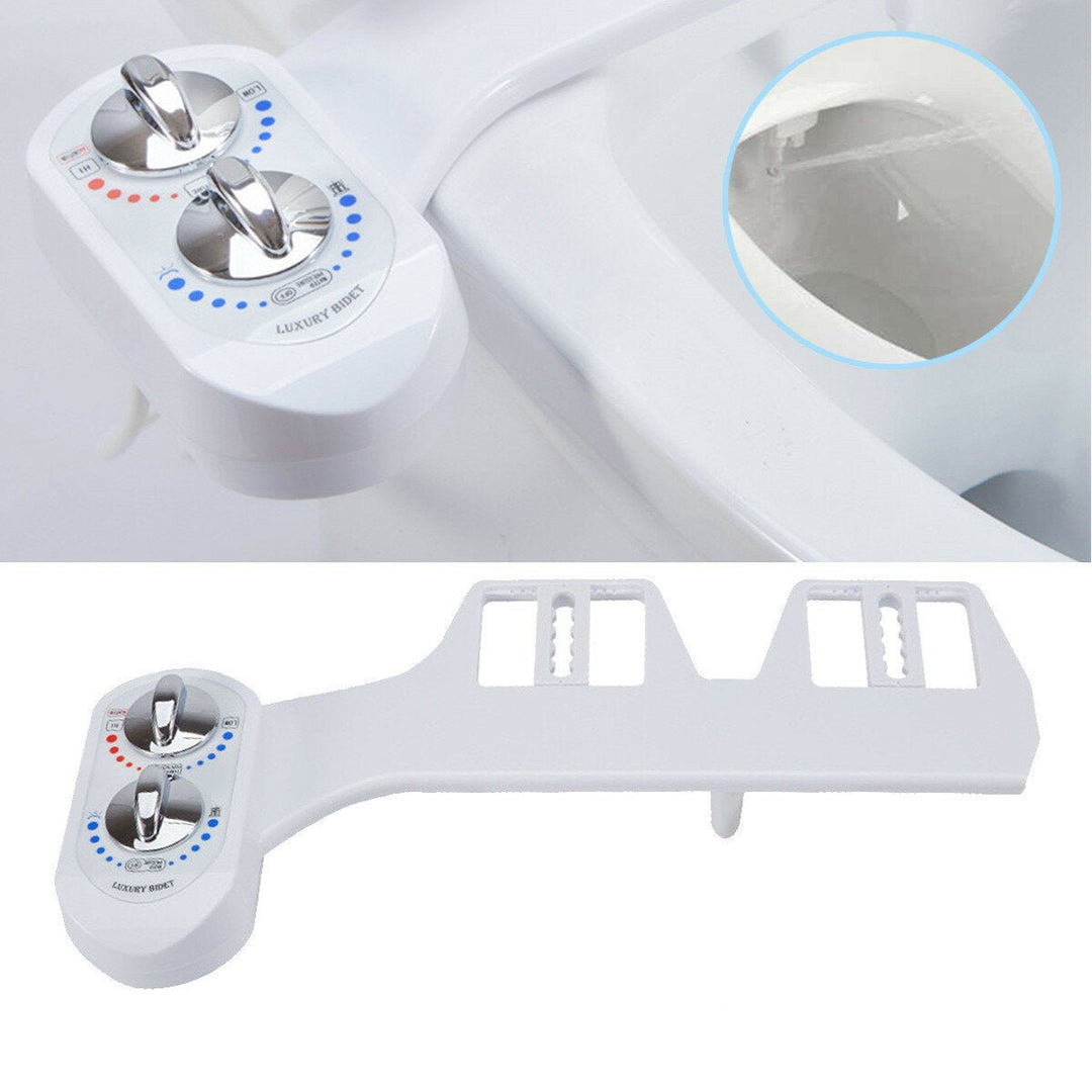 15,16" 3,8" 1,2" Toilet Bidet Seat Attachment Bathroom Hot,Cold Water Spray Non-Electric Sprayer Image 3