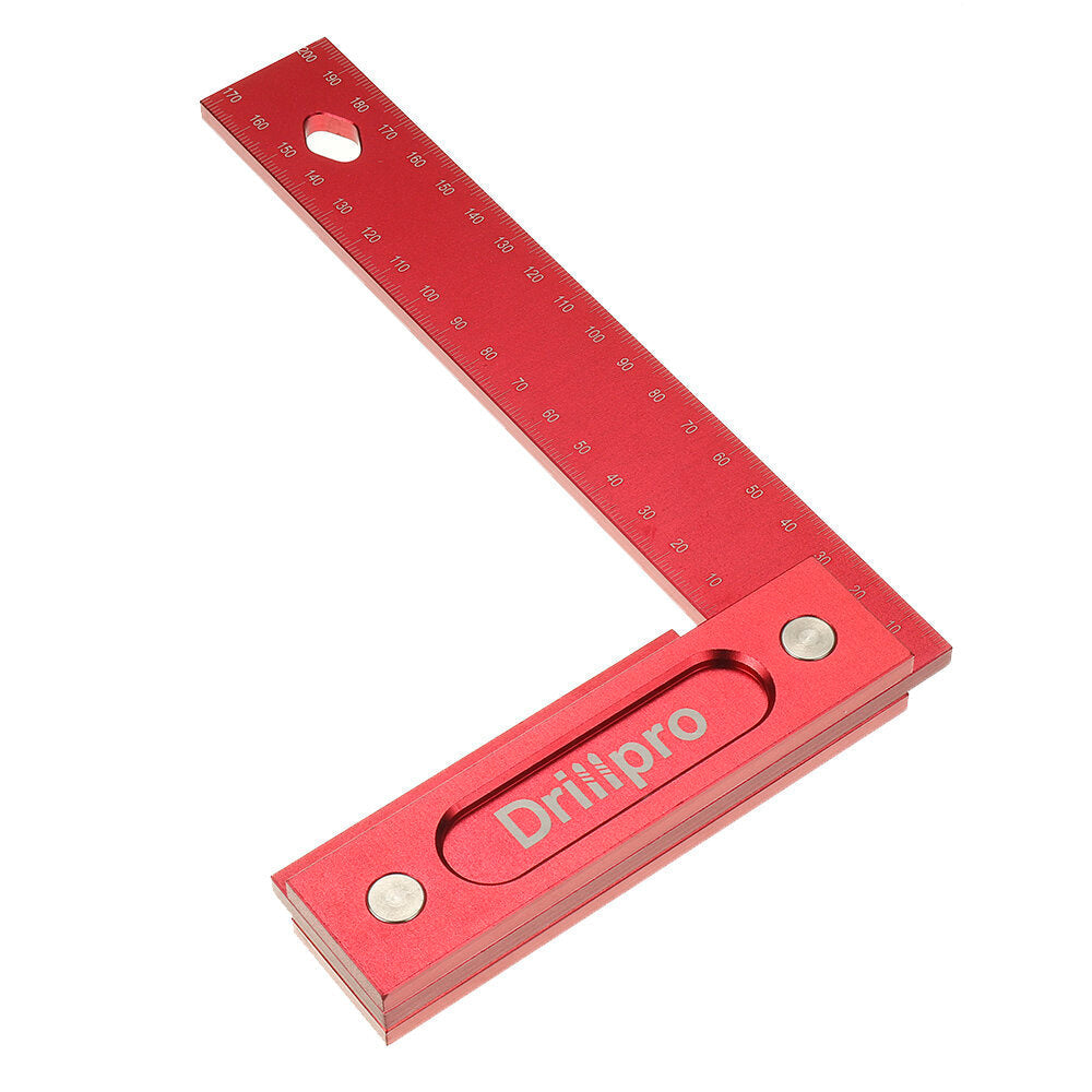 150,200mm Metric Precision Woodworking Square Aluminum Alloy Wide Seat Scribing Tool L 90 Right Angle Ruler Image 2