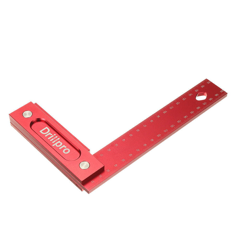 150,200mm Metric Precision Woodworking Square Aluminum Alloy Wide Seat Scribing Tool L 90 Right Angle Ruler Image 3