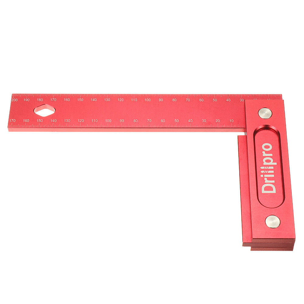 150,200mm Metric Precision Woodworking Square Aluminum Alloy Wide Seat Scribing Tool L 90 Right Angle Ruler Image 6