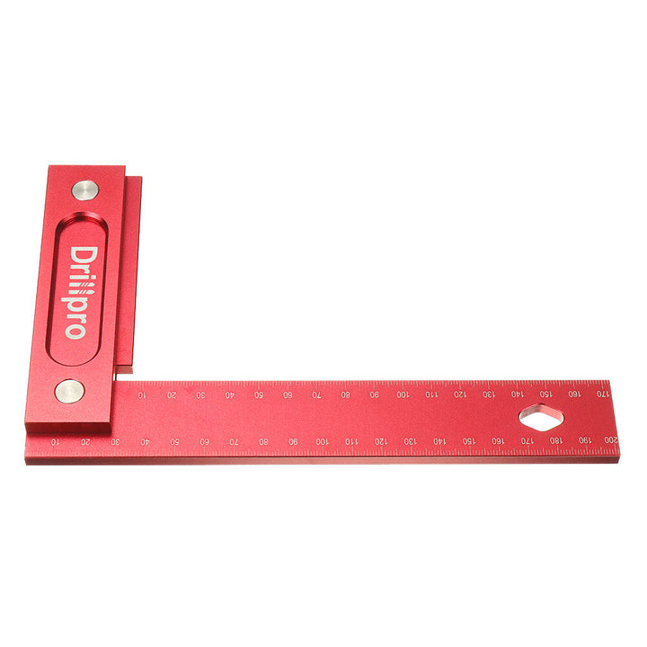 150,200mm Metric Precision Woodworking Square Aluminum Alloy Wide Seat Scribing Tool L 90 Right Angle Ruler Image 7