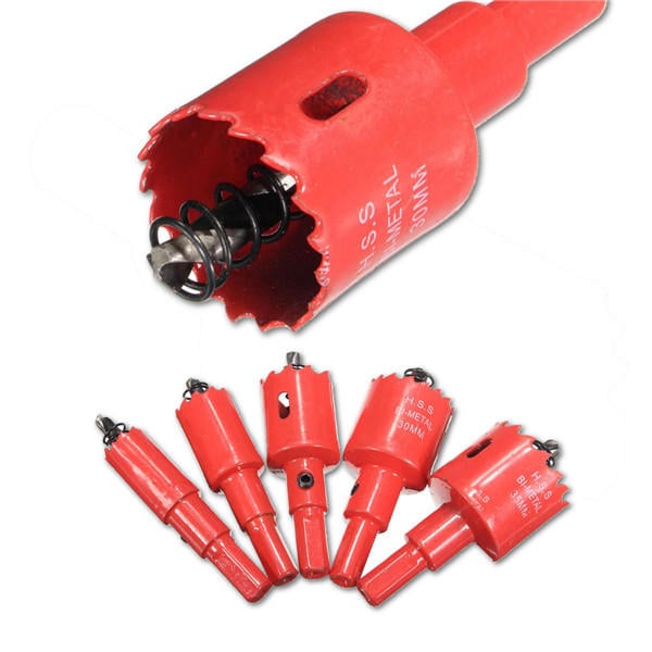 16-35mm HSS Drill Bit Hole Saw Cutter 16,20,25,30,35mm For Wood Working Metal Steel Image 1