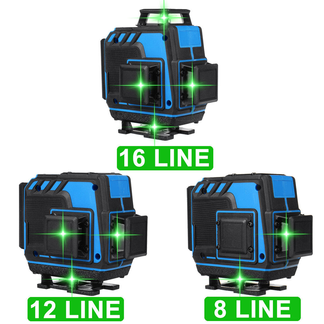 16,12,8 Line 360 Horizontal And Vertical Laser Level Self-Leveling Measurement Super Strong Green Laser Image 6