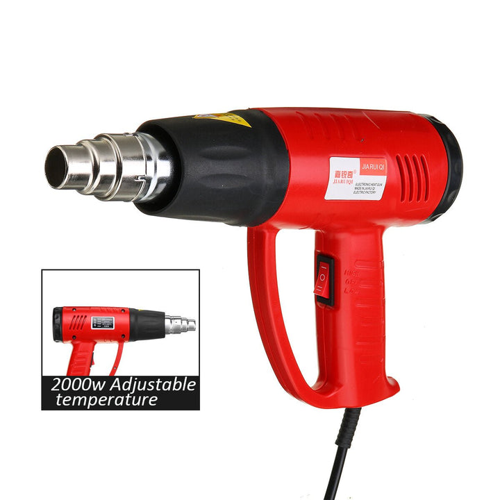 1600W,2000W Industry Grade Plastic Welding Hot Air Torch Machine Adjustable Temperature Tool Image 3