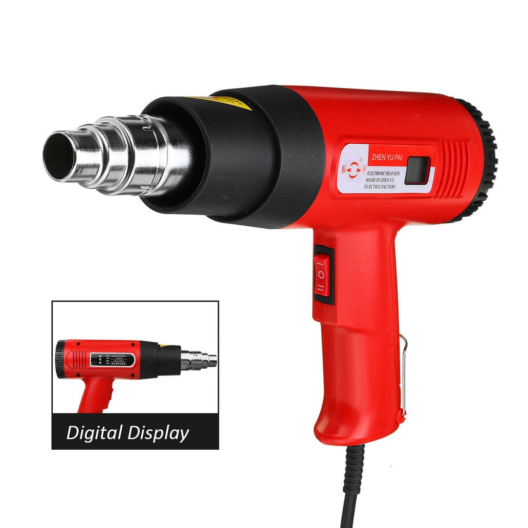 1600W,2000W Industry Grade Plastic Welding Hot Air Torch Machine Adjustable Temperature Tool Image 4