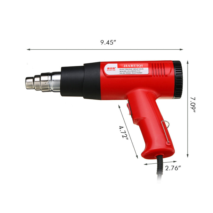 1600W,2000W Industry Grade Plastic Welding Hot Air Torch Machine Adjustable Temperature Tool Image 7