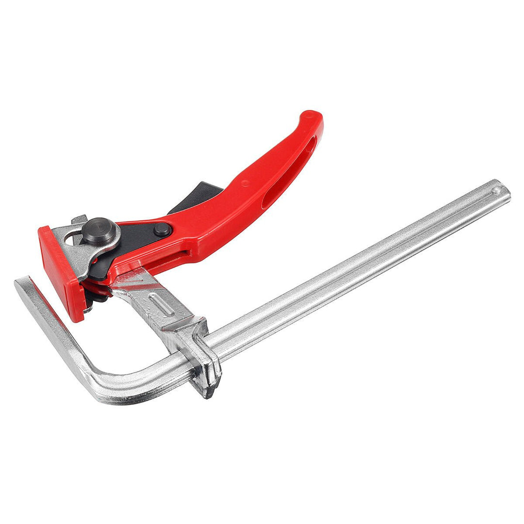 160mm Quick Guide Rail Clamp Adjustable Ratchet Fast F Fixed Clamp Carpenter Woodworking DIY Tool Image 6