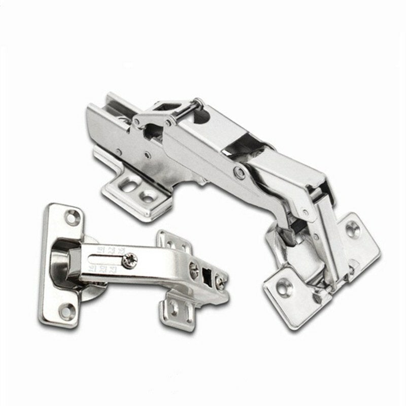 165 Degree Hydraulic Door Cabinet Hinge Full Overlay Cupboard Corner Hinge Adjustable Mounting Hinges Soft Closing Image 2