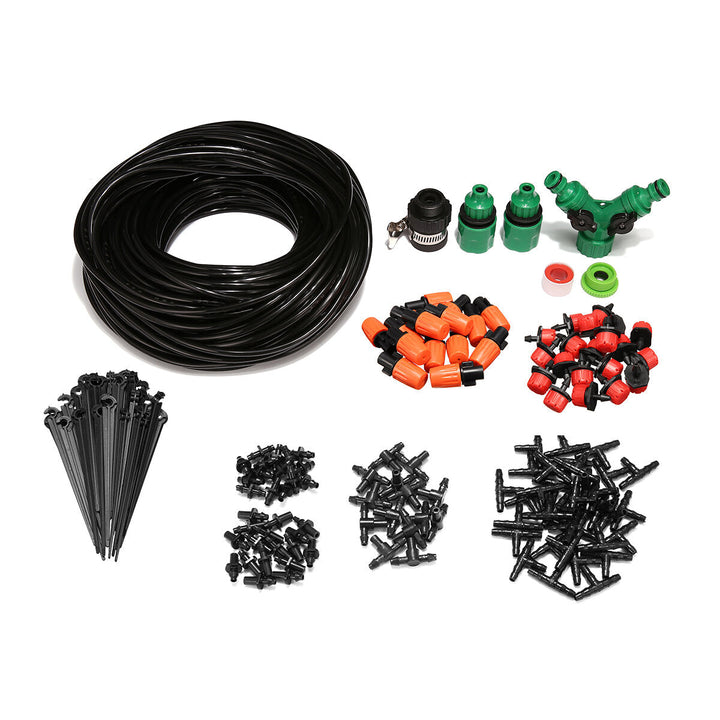 157Pcs Micro Drip Irrigation System Plant Self Watering Garden 40M Hose Kit Image 5