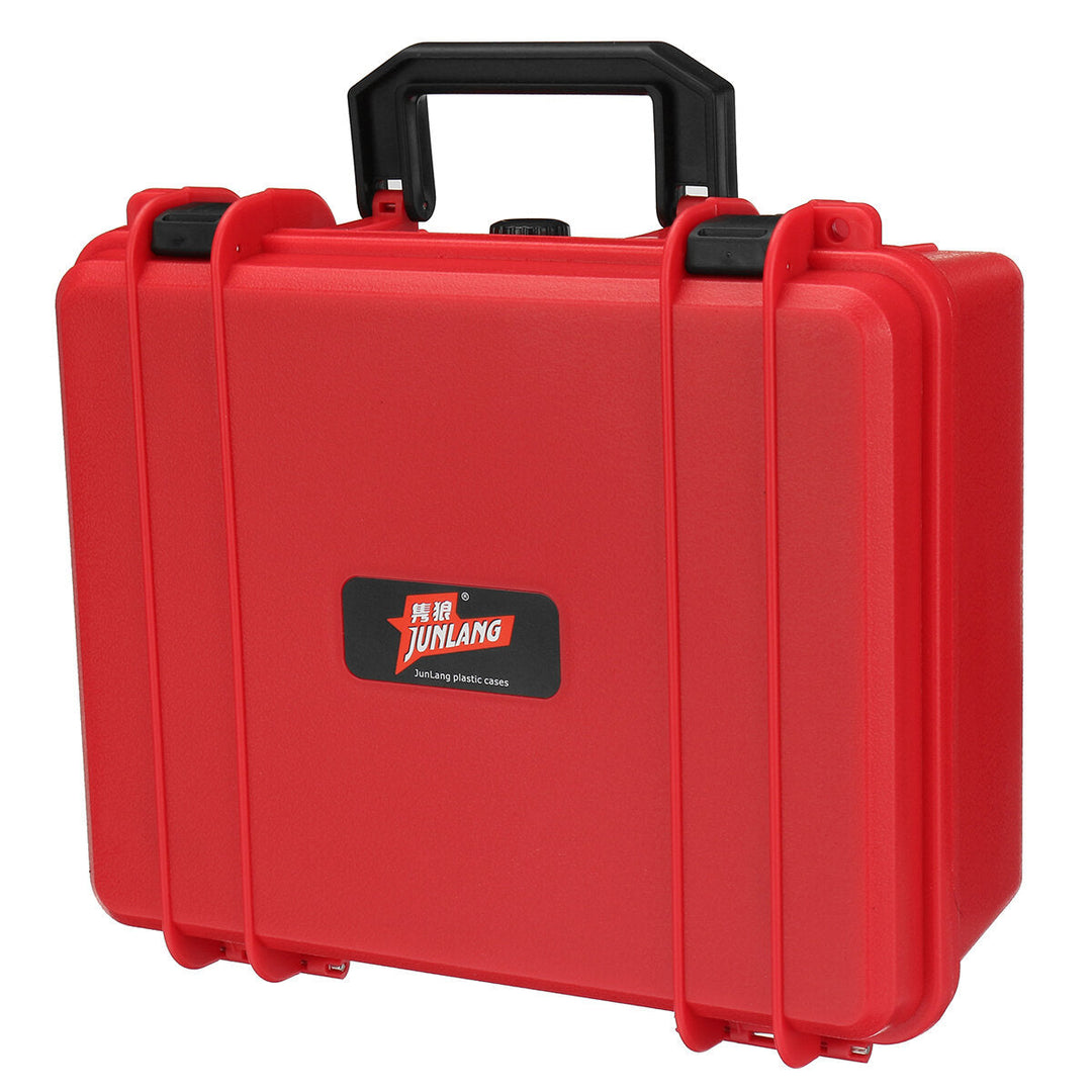 1pc Red,Black,Blue,Yellow Plastic Tool Box Waterproof Tool Box Anti-shock Protection Safety Box Image 7