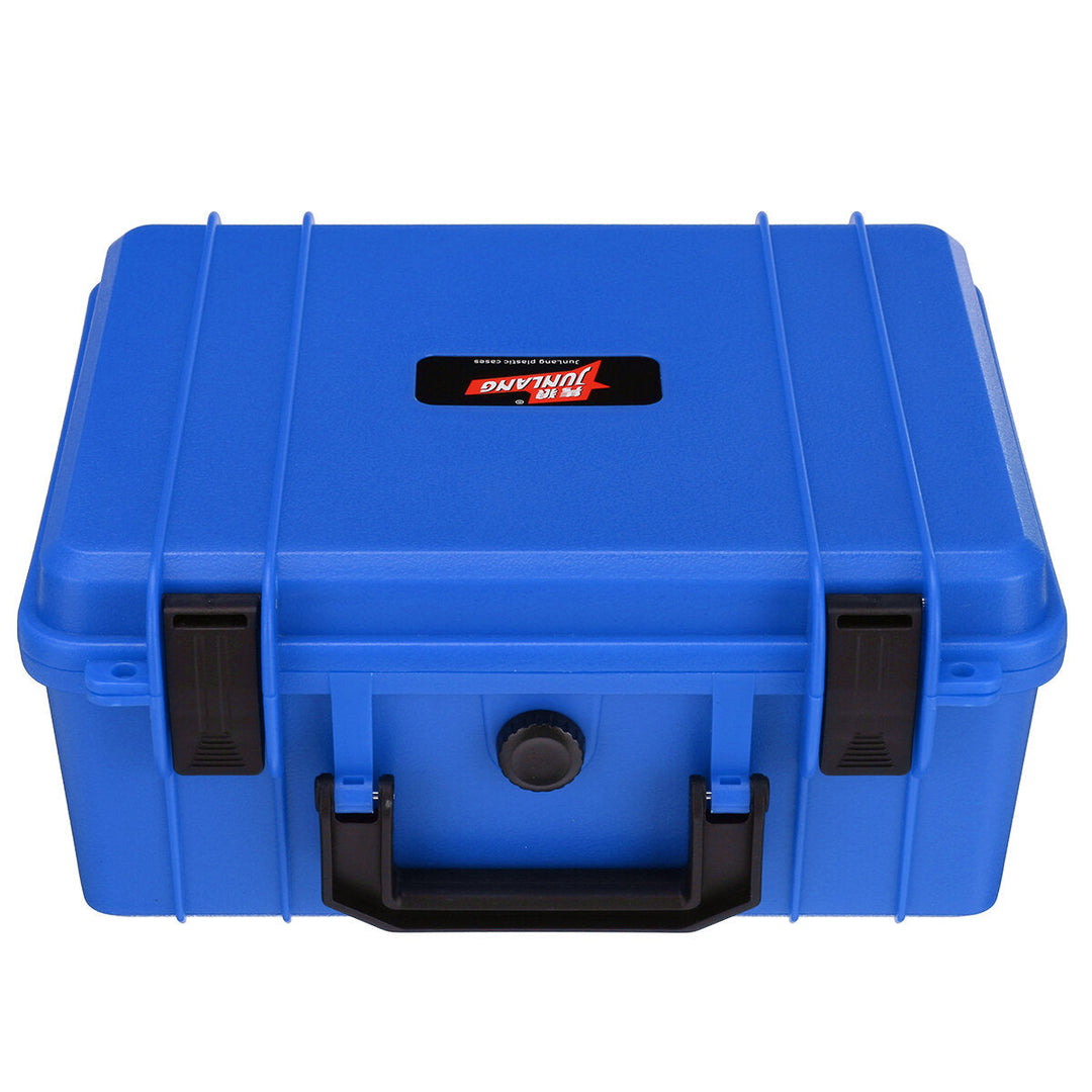 1pc Red,Black,Blue,Yellow Plastic Tool Box Waterproof Tool Box Anti-shock Protection Safety Box Image 11